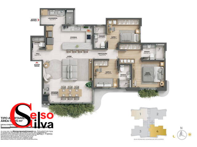 #124 - Apartamento para Venda em Maringá - PR - 2